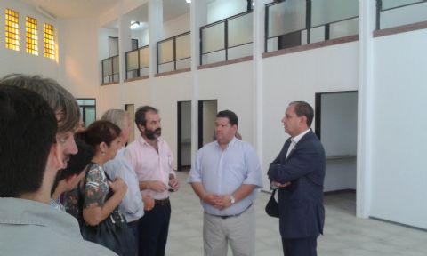 Nedela encabezó una recorrida por las instalaciones del exSanatorio de la Carne