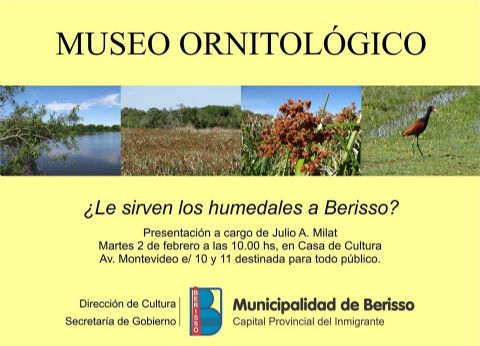 Charla sobre humedales en Berisso