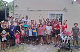 La agrupación Única realizó actividades navideñas en distintos barrios