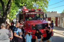 El recorrido de los bomberos junto a Papá Noel