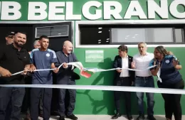 Kicillof inauguró el complejo deportivo Club Belgrano de Ensenada