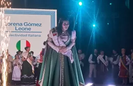 La nueva Embajadora Cultural es Lorena Gómez Leone de la colectividad Italiana