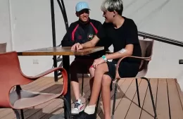 El joven futbolista Mateo Rivas salió de terapia y lleva tranquilidad al pueblo berissense