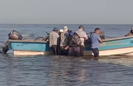Rescataron grupo de pescadores que había quedado varado entre Punta Lara y Berazategui