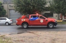 Ensenada recibió a los bomberos voluntarios que colaboraron en Corrientes