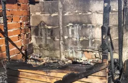 Incendio en una casa de Barrio Náutico