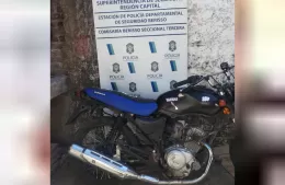 Confiscaron una moto que tenía pedido de secuestro desde 2017