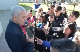 Votó Fabián Cagliardi: “Esperamos que muchos vecinos vayan a votar”