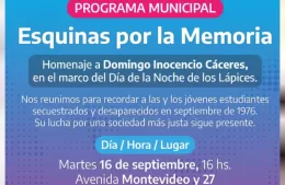 Homenajearán a un estudiante desaparecido en la Noche de los Lápices