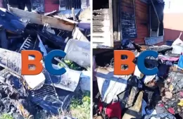 Una familia perdió todo en un incendio