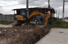 Se efectúan trabajos hídricos en el barrio Villa Paula