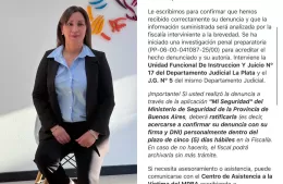 Candidata libertaria denunció “grave hecho de violencia política”