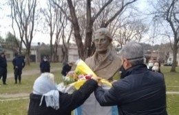 Emotivo acto en Plaza Manuel Belgrano