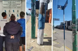 Dos detenidos por realizar pintadas