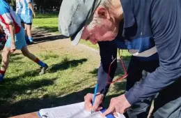 Emotivo regreso del ‘Flaco’ Pedersoli al Club Saladero