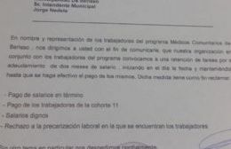 Retención de tareas de trabajadores del programa Médicos Comunitarios