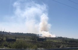 Continúan combatiendo el fuego en zona de 26 y 153: más de quince personas trabajando