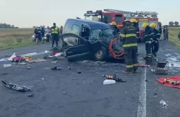 Las Flores: una pareja de Berisso murió en un accidente de tránsito en la Ruta 3