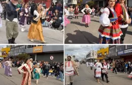 Se realizó el tradicional desfile de colectividades