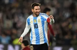 La Selección goleó a Venezuela en la despedida local de Messi