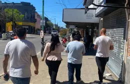 Integrantes de Única recorrieron el centro en contacto directo con los vecinos