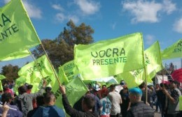 Nueva manifestación de la UOCRA en la Refinería YPF