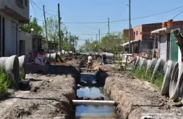 Avanzan las obras hidráulicas y de pavimentación en Villa Nueva