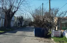 Contenedor de calle 166 se convirtió en un peligro vial