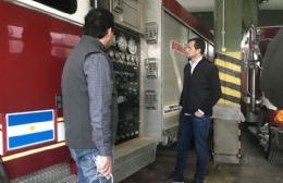 Bucca ponderó la labor de los bomberos locales: "Expresan los valores que todos queremos en la sociedad"