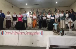 Reconocimiento a socias del Centro de Residentes Santiagueños