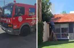 Principio de incendio en una vivienda