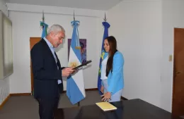 Cagliardi tomó juramento a la nueva jueza de Faltas Azul Lamoglie