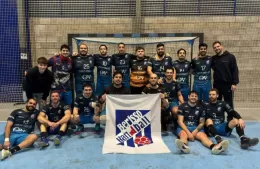 Acción en el handball berissense