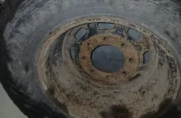 Joven demorado: llevaba una rueda de dudosa procedencia