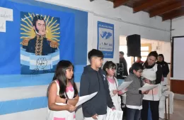 Se realizó el acto central en homenaje a San Martín