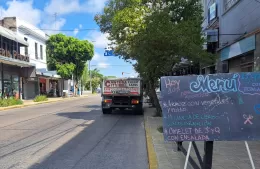 El clásico de la Montevideo: los camiones parados y sin patentes