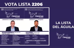 Advertencia de La Libertad Avanza: “Nuestra boleta es la lista del águila”