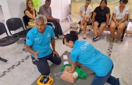 Capacitación en RCP para el CAPS N° 41