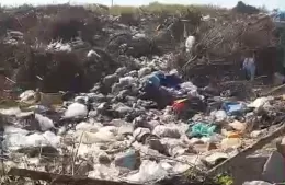Basural detrás del Fortín Gaucho: preocupación por olores nauseabundos y moscas