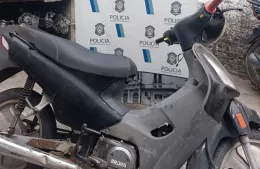 Incautan moto con numeración adulterada durante un operativo de control