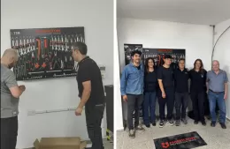 Tras la iniciativa de un estudiante, Hamilton Argentina le realizó una importante donación a la Técnica 2