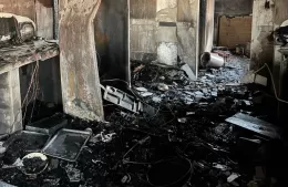 Incendió destruyó vivienda de 131 entre 11 y 12