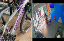 Robaron la bicicleta de una nena de 11 años en pleno centro