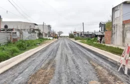 Comienzan las tareas de pavimentación en Villa Nueva