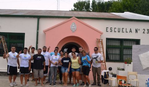 Jornada solidaria de ÚNICA en la Escuela N° 23