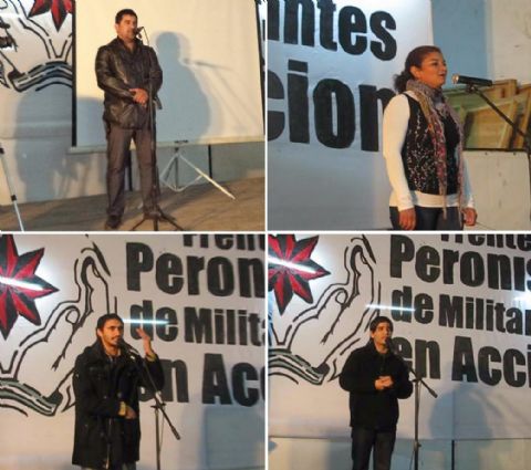 Se realizó el acto de lanzamiento del Frente de Militantes en Acción