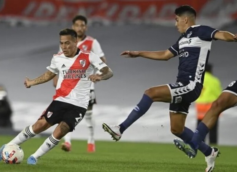 Escena del último partido disputado en la cancha de River.