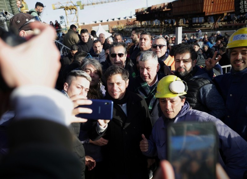 Recorrida por la planta naviera ensenadense.