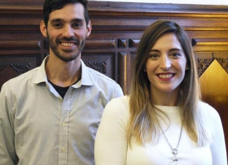 Facundo Gáspari y Manuela Castañeira.