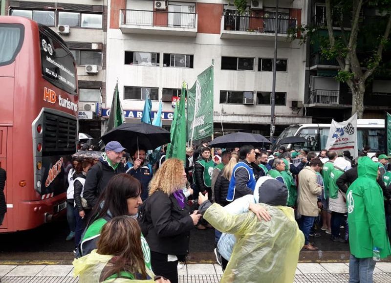 ATE Berisso presente en la Plaza de los dos Congresos